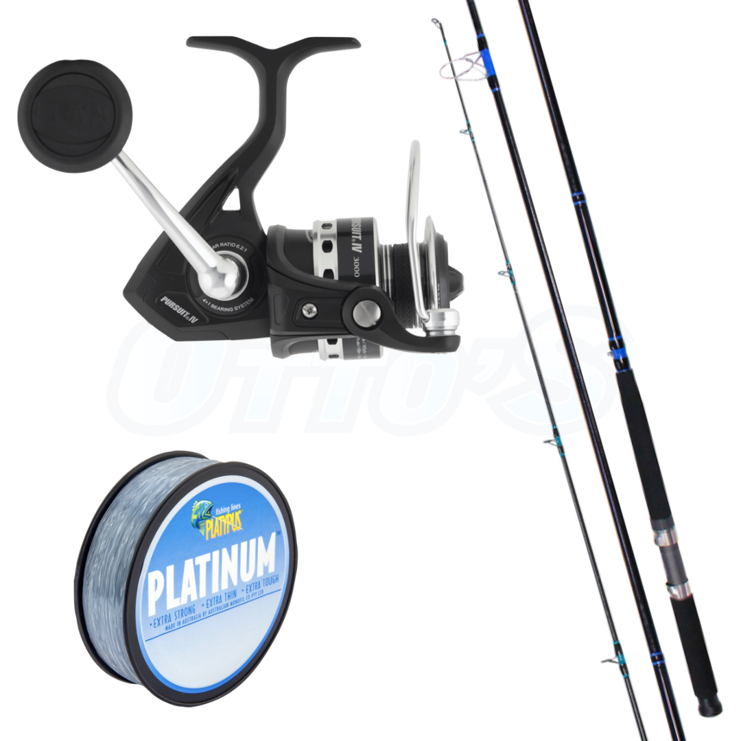 Blackfish Combo Penn Pursuit IV 3000 and Abu Rayrex Rod