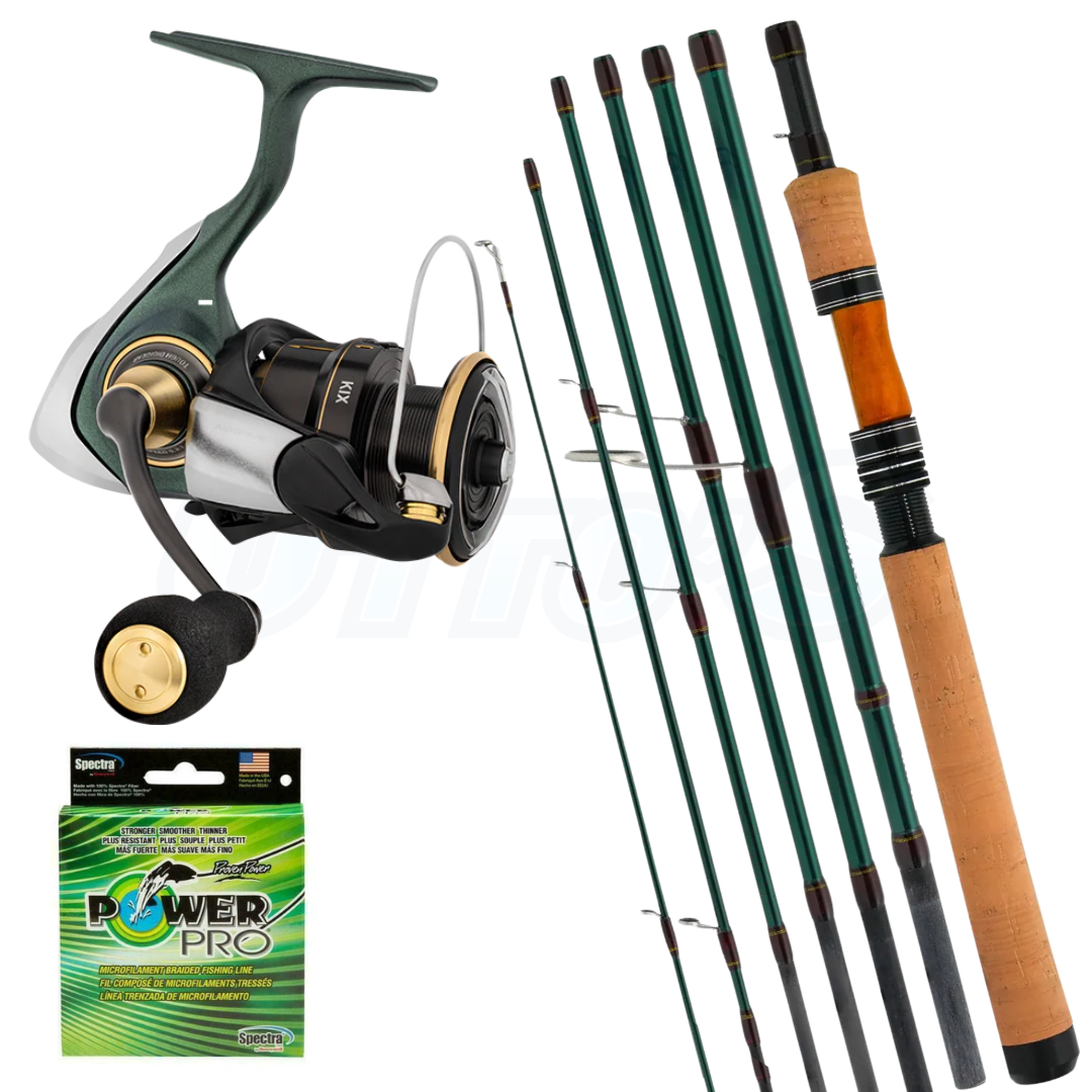 Samaki Drifter and Daiwa Kix Light Trout Travel Combo