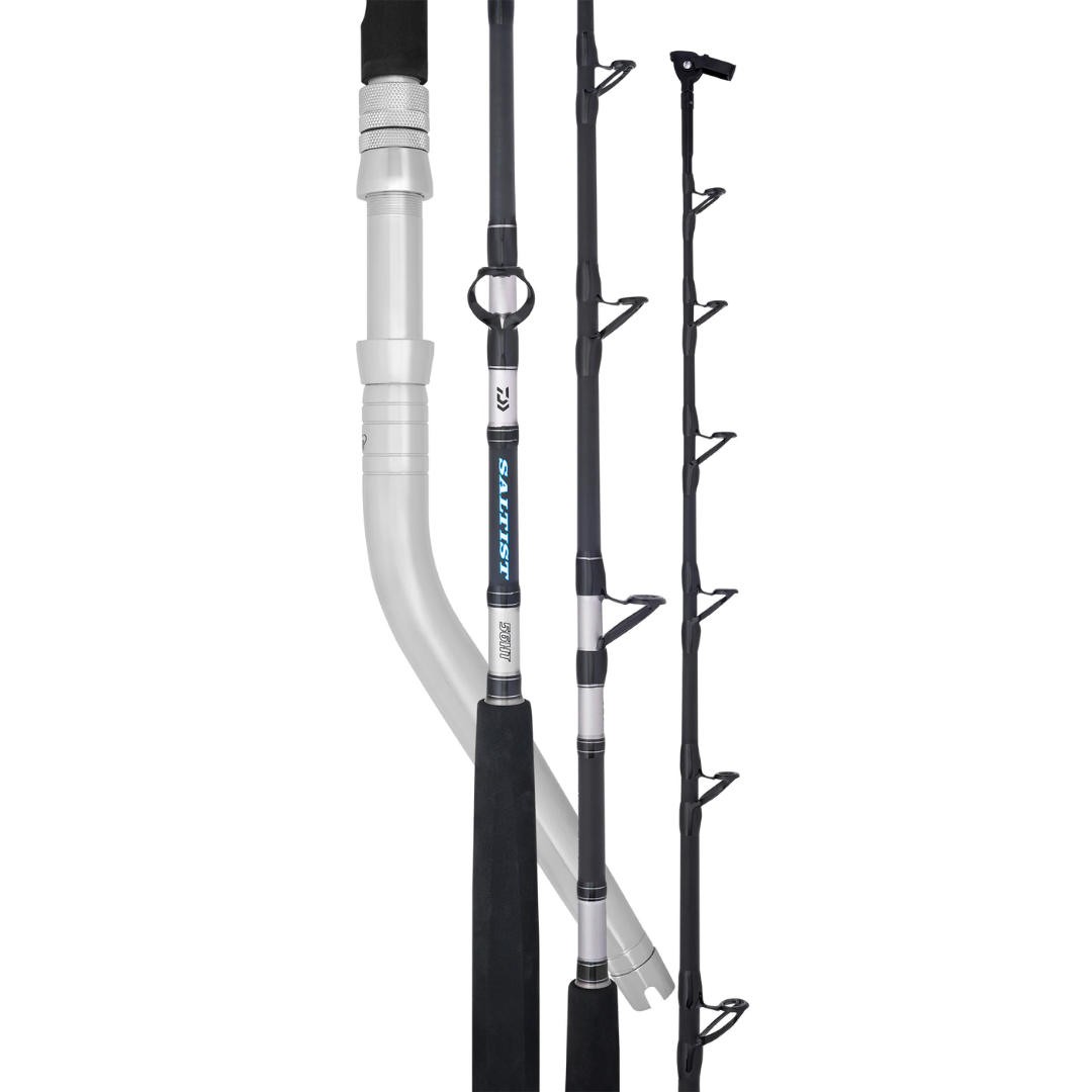 Daiwa Saltist OVERHEAD Solid Tip Deep Drop Rod Dendoh Model: 5'6" / PE 6-10 / 1 pce / SALTIST 56HT SWIVEL TIP
