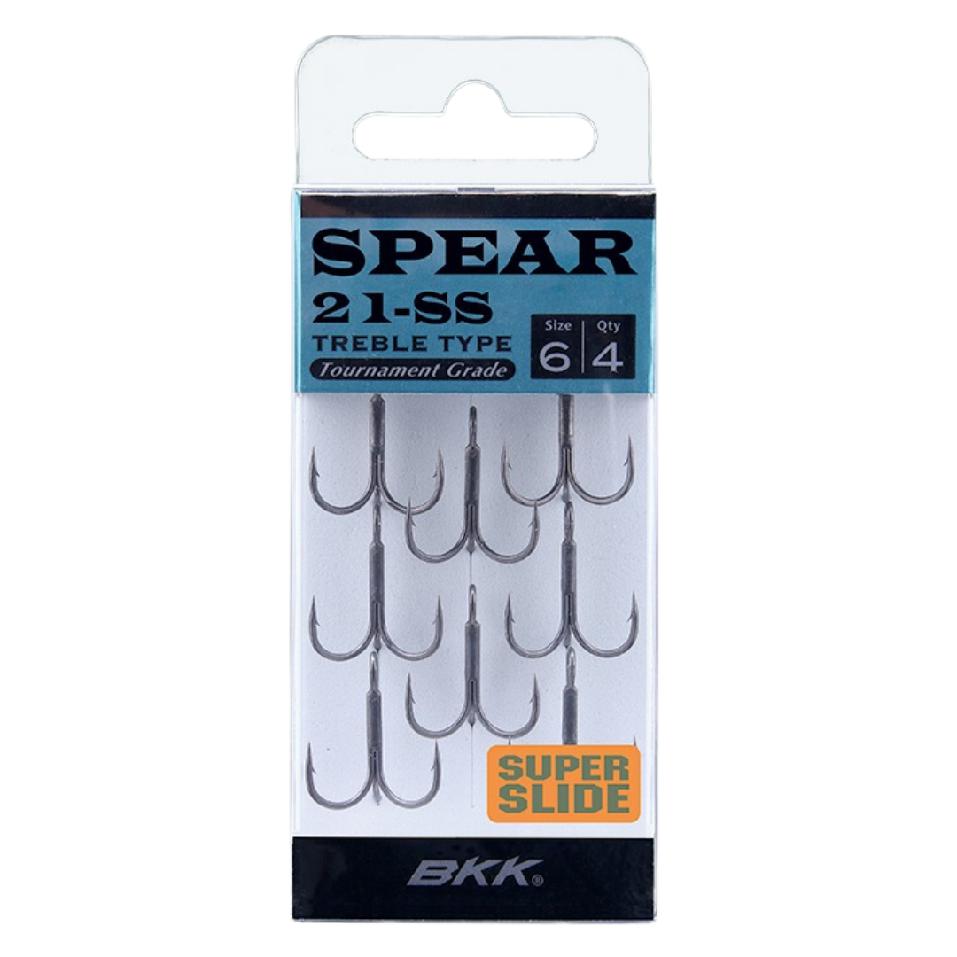 BKK Spear 21 SS Fishing Treble Hooks-Otto's  Tackle World