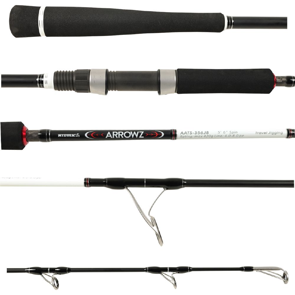 Atomic Arrowz Travel Jigging Spin Fishing Rods