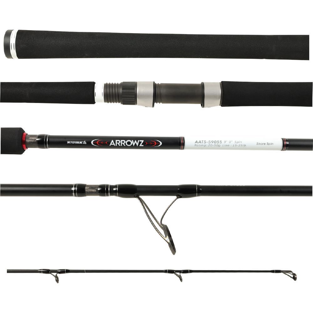 Atomic Arrowz Travel Shore Spin Fishing Rods