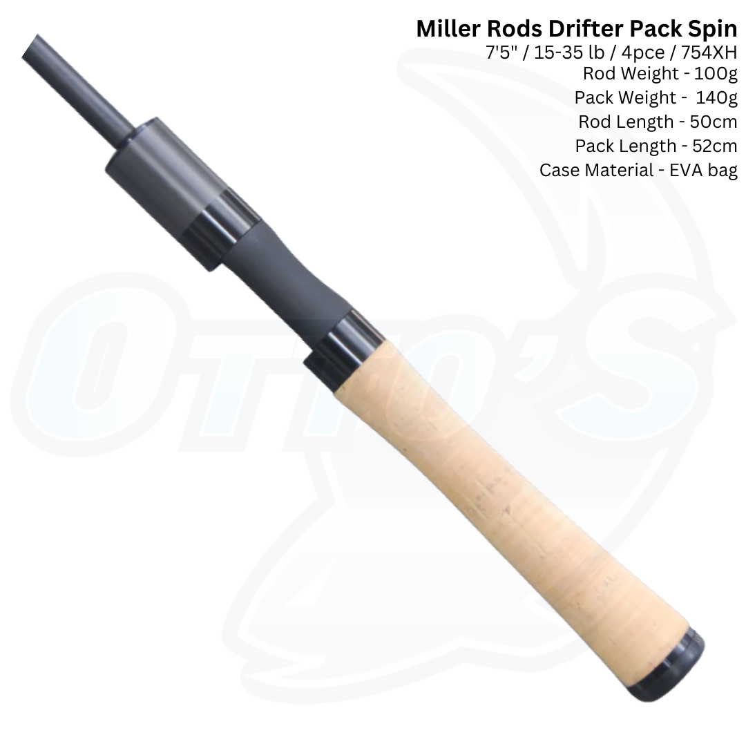 Miller Rods Drifter Pack L604 Travel Spinning Rod