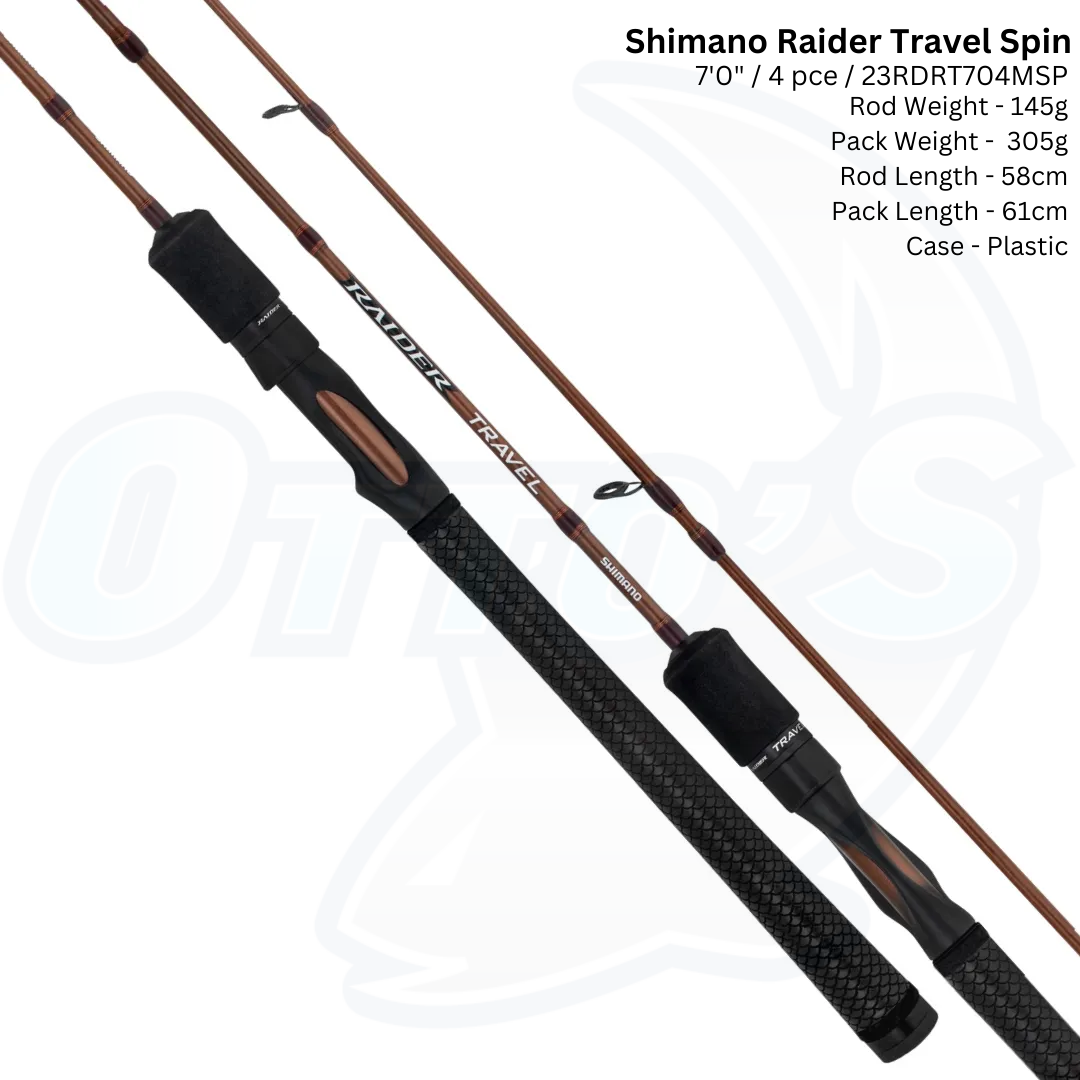 2023 Shimano Raider Travel Inshore Spinning Fishing Rod