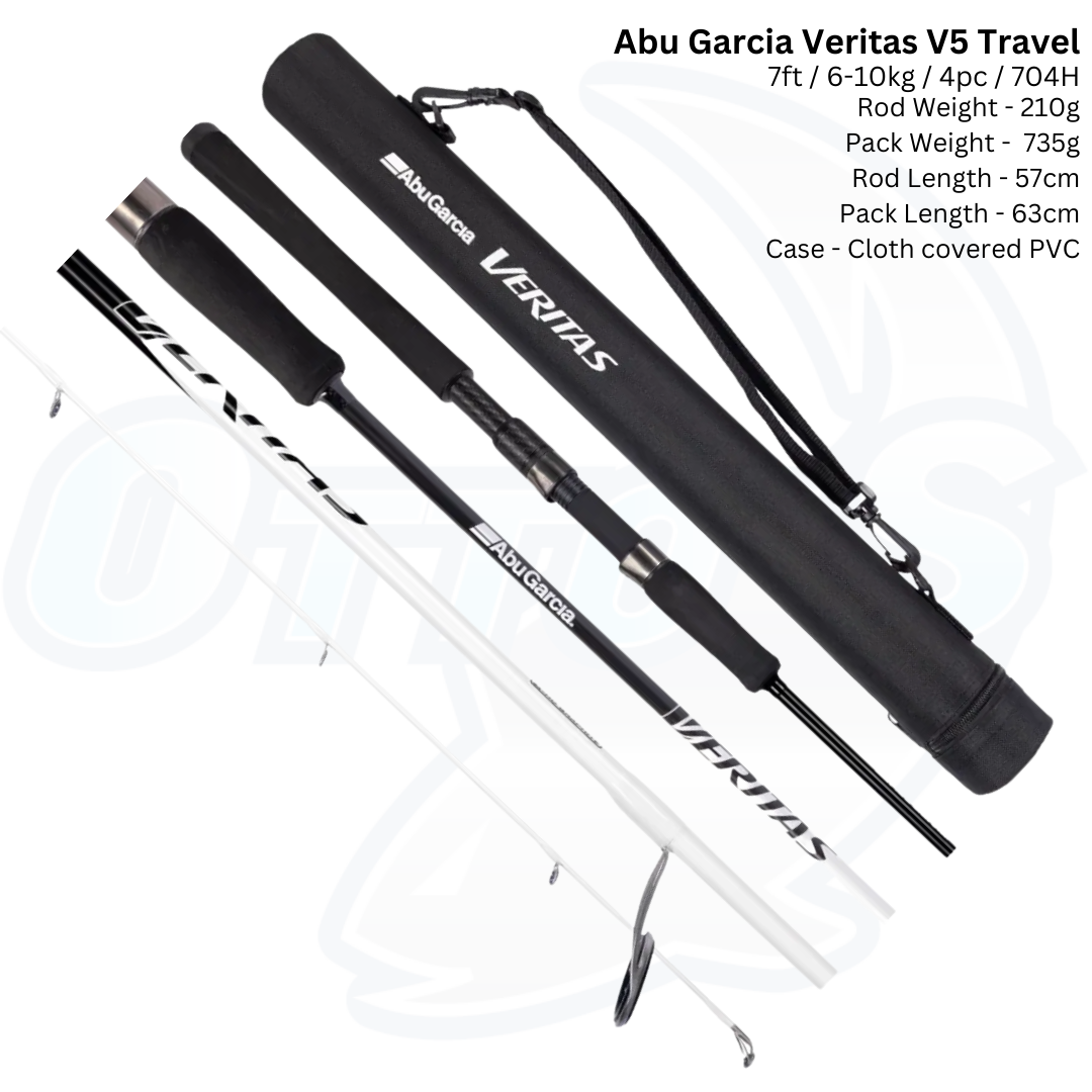 Abu Garcia Veritas 5 Travel Spinning Fishing Rods 