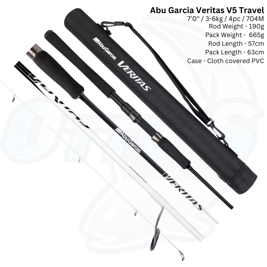 Abu Garcia Veritas 5 Travel Spinning Fishing Rods 