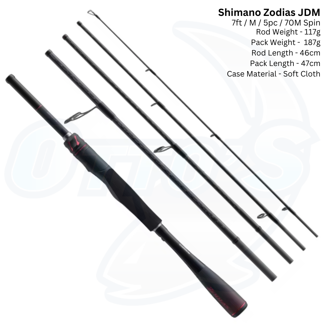 Shimano Zodias - JDM Spinning Travel Fishing Rod