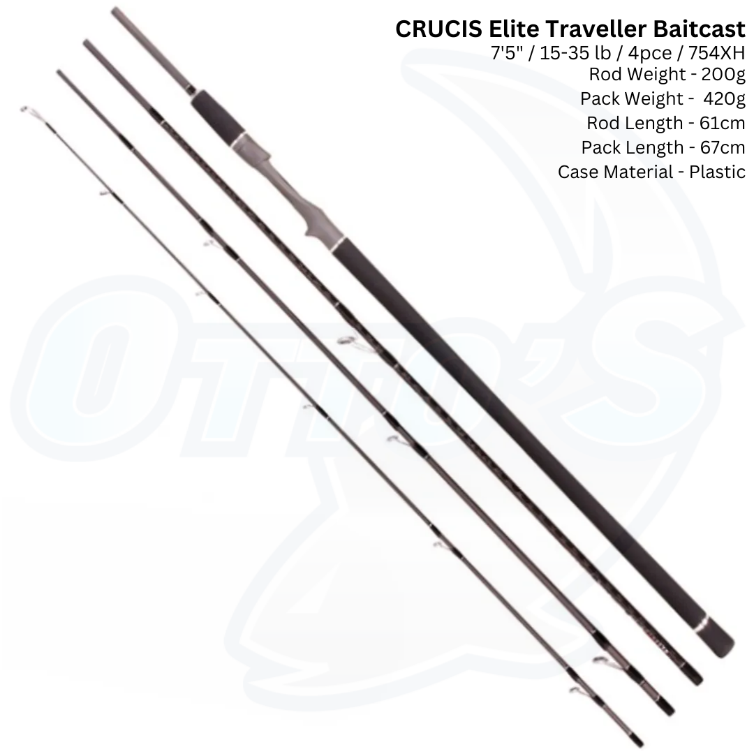 Crucis Elite Traveller Baitcast Fishing Rod