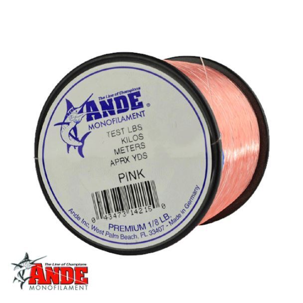 Ande Premium Pink Fishing Line-Otto's  Tackle World