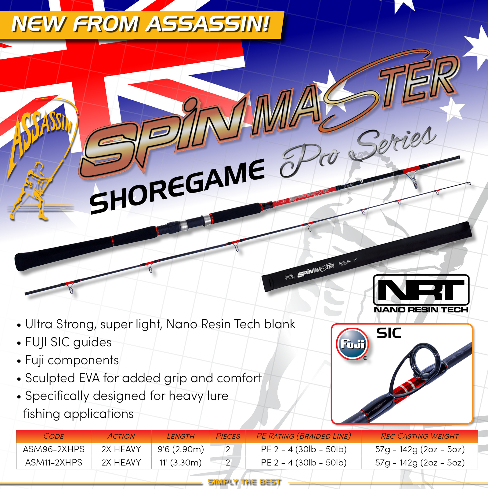 Assassin Spinmaster ShoreGame Pro Series-Otto's  Tackle World