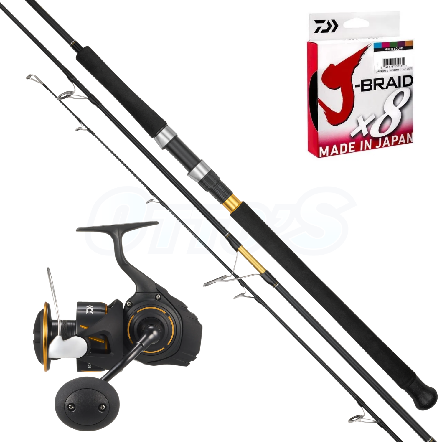 Daiwa BG SW & Bluewater PE3 Spinning Fishing Combo