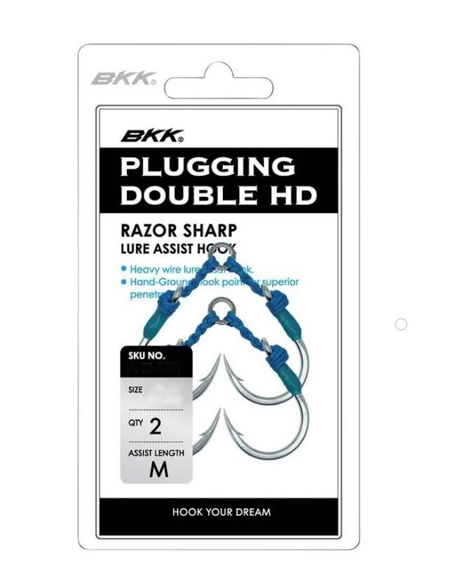 BKK HD Plugging Double Assist Hooks - 2 pack-Otto's  Tackle World