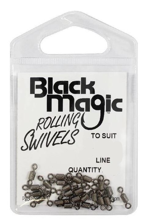 Black Magic Rolling Swivels Small Pack-Otto's  Tackle World