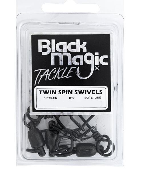 Black Magic Twin Spin Swivels Pack-Otto's  Tackle World