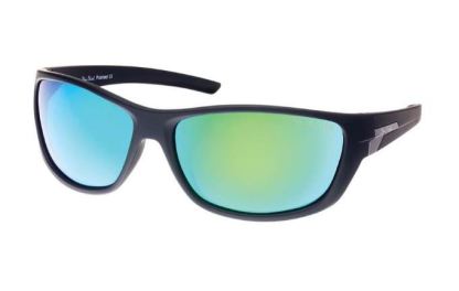 Blue Steel 4203 B01-TOS5 Matt Black Grey/Green Mirror Polarised Sunglasses