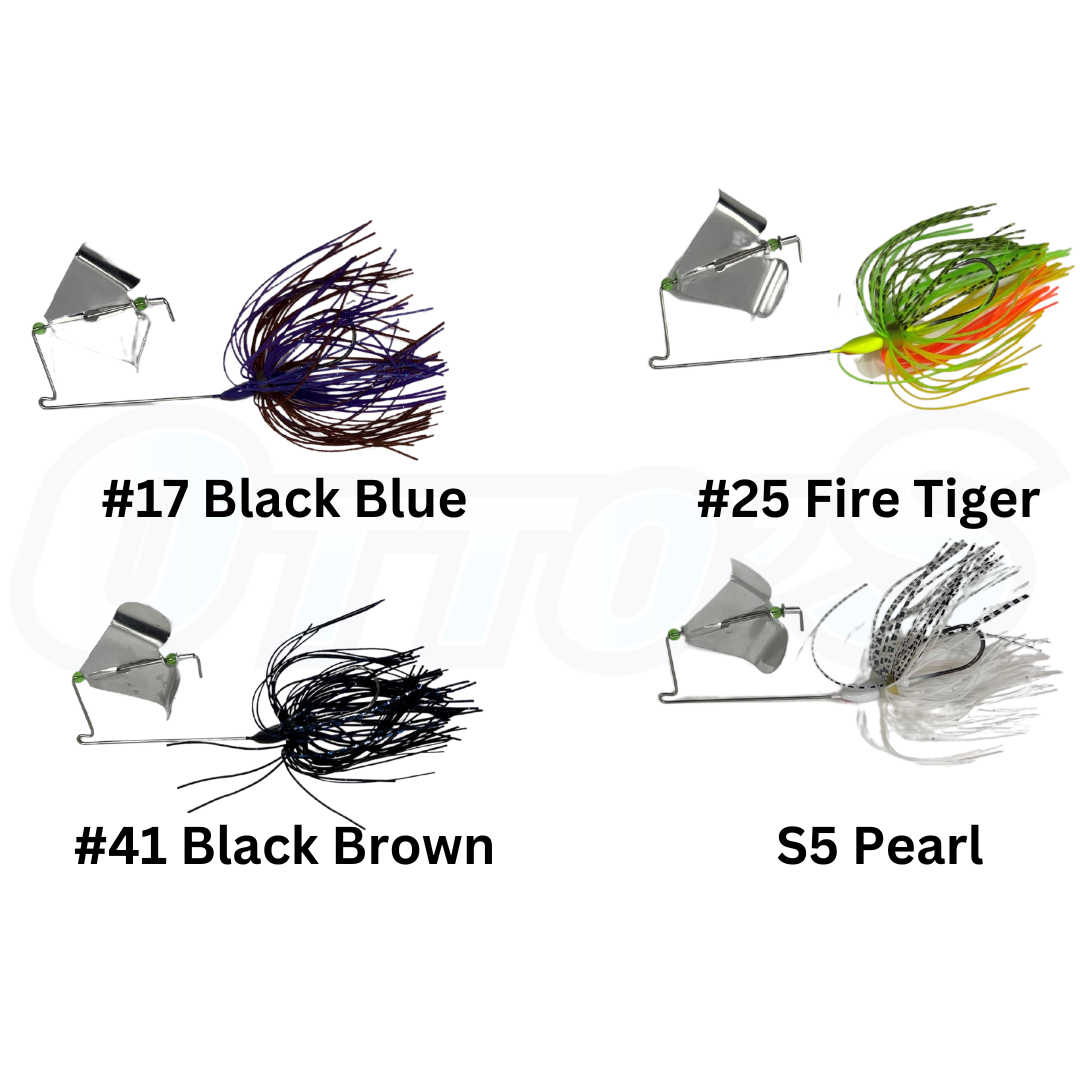 Bassman BuzzBait 2 Blade Spinnerbaits Fishing Lures-Otto's  Tackle World