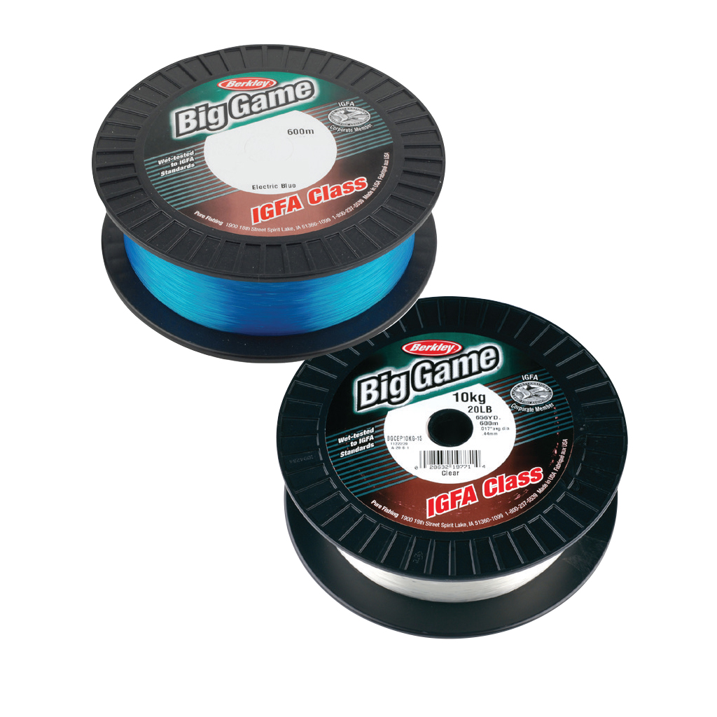 Berkley Big Game IGFA Clear line 1200m Spools 
