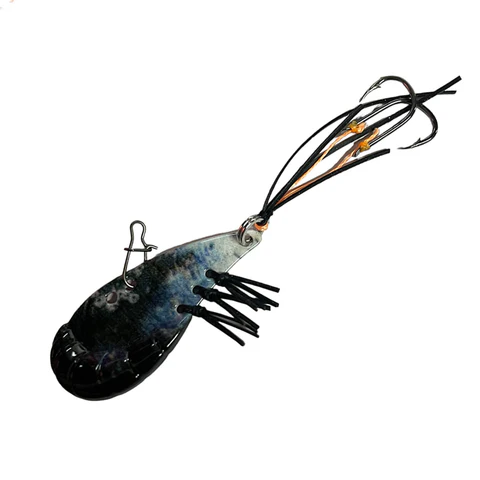 Kegga 38mm Prawn Blades Bream Blades Metal Vibes