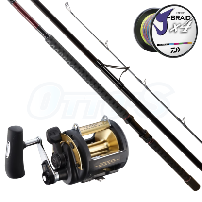 Penn Prevail & Shimano TLD 50 Low Mount 80lb Drone Fishing Combo