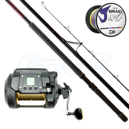 Penn Prevail & Daiwa Tanacom Low Mount 80lb Drone Fishing Combo
