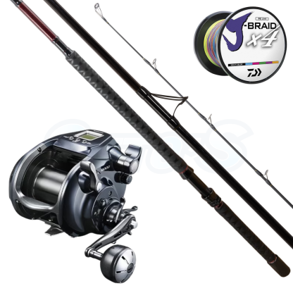Penn Prevail & Shimano Forcemaster Low Mount 80lb Drone Fishing Combo