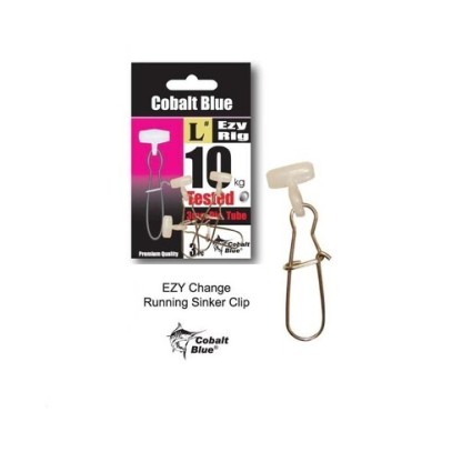 Cobalt Blue Ezy Rig Slider Sinker Clip-Otto's  Tackle World