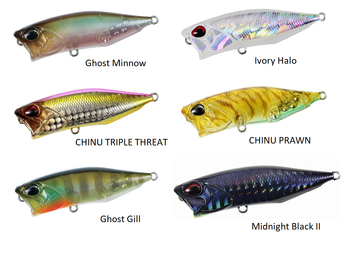 DUO REALIS POPPER 64 MIDNIGHT BLACK II Fishing Lure-Otto's  Tackle World