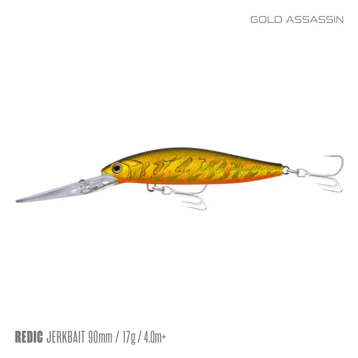 Samaki Redic DD90 Double Deep Suspending Jerkbait Hardbody Lure