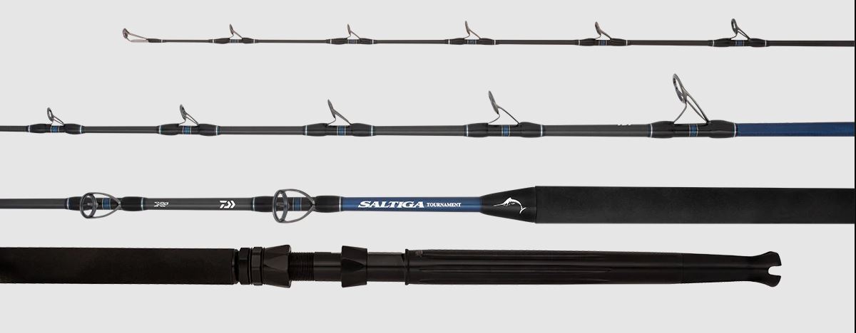 Daiwa 20 SALTIGA TOURNAMENT Overhead Game Fishing Rod-Otto's  Tackle World