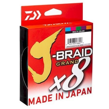 Daiwa J BRAID GRAND x8 150 m Multi Colour Fishing Braid Line-Otto's  Tackle World