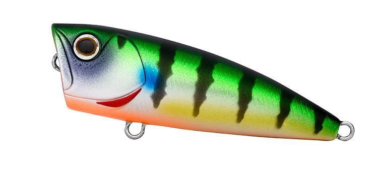 Daiwa STEEZ POPPER 50F Colours Black and Perch Fishing Lure-Otto's  Tackle World