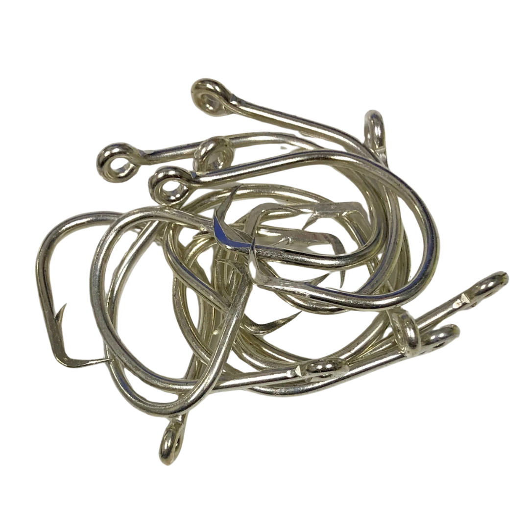 10 Pack Deep Dropping Bulk Circle Hooks 14/0 Blue Eye Cod