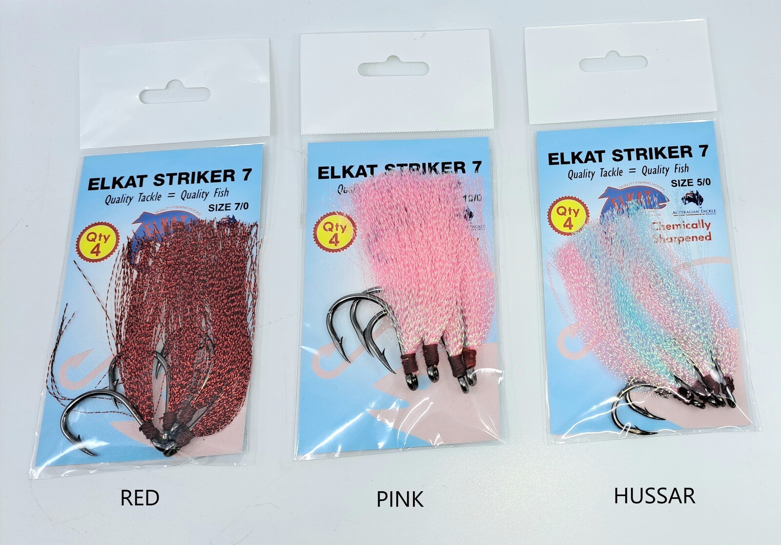 Elkat Striker 7 Flashers - 4 pack-Otto's  Tackle World