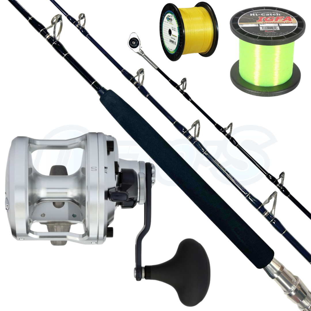 Shimano Talica BFC & Fishfinder 15kg Marlin Switch / Livebait Combo