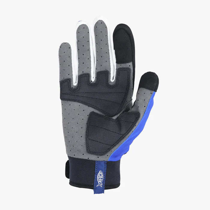 AFTCO JigPro Jigging Gloves Blue