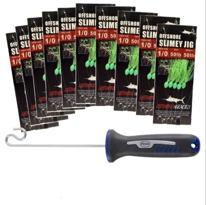 Offshore Deepwater Slimey Slayer Bait Jig Slimy Bait Jig Sabiki 