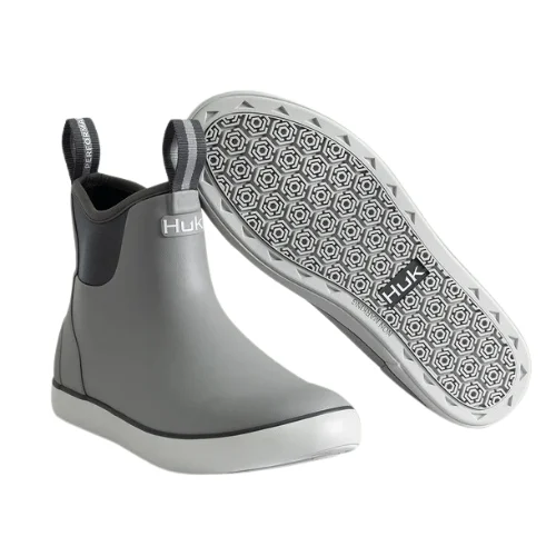 HUK Deck Boots Grey Rogue Wave Non Slip 