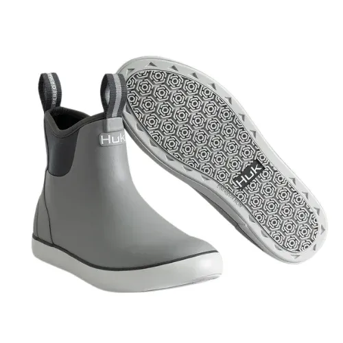 HUK Deck Boots Grey Rogue Wave Non Slip 