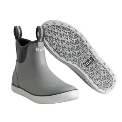 HUK Deck Boots Grey Rogue Wave Non Slip 