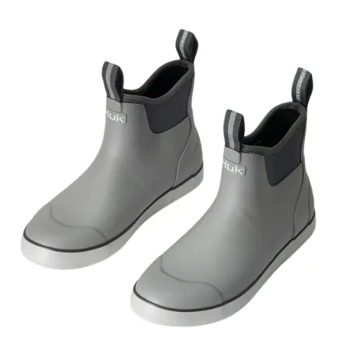 HUK Deck Boots Grey Rogue Wave Non Slip 