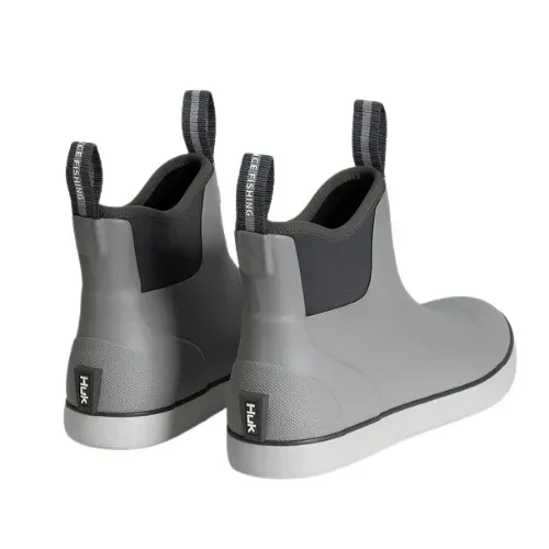 HUK Deck Boots Grey Rogue Wave Non Slip 