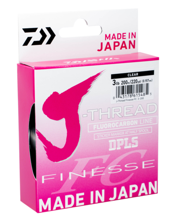 Daiwa J Thread Finesse Leader Fluorocarbon Main Fishing line-Otto's Tackle World