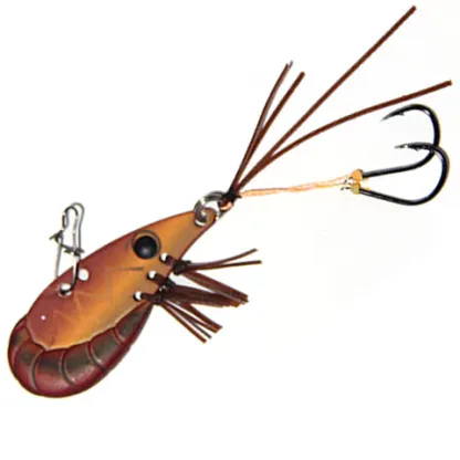 Kegga 38mm Prawn Blades Bream Blades Metal Vibes