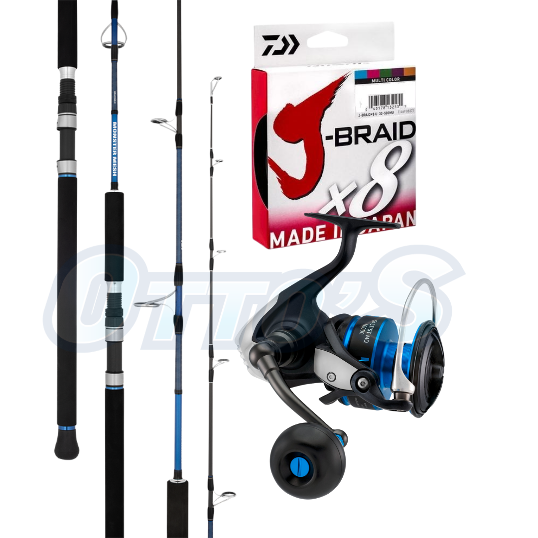 Kingfish Heavy Live Baiting and Jigging Fishing Combo