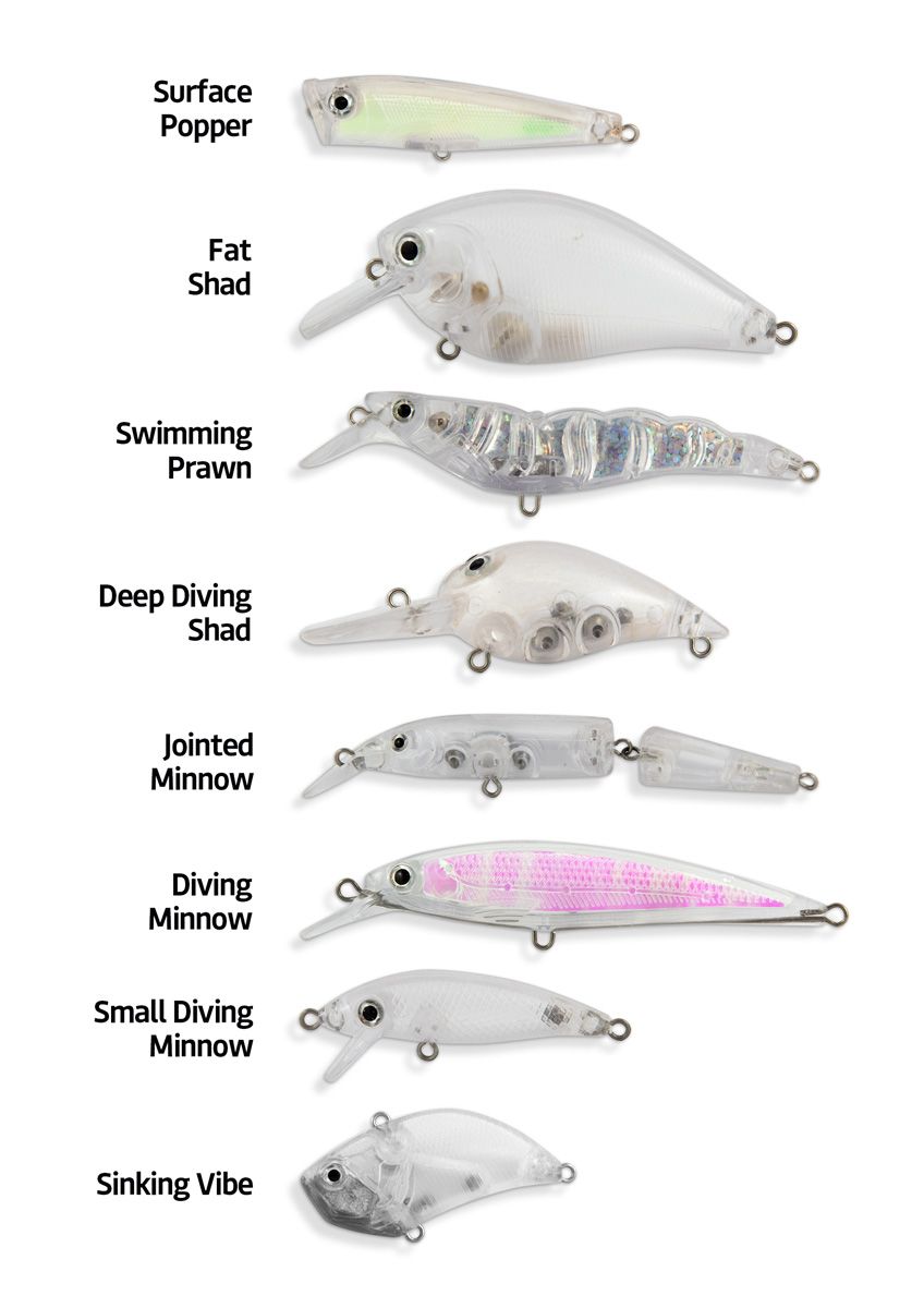 Tackle World DIY Lure Kit Paint Your Own