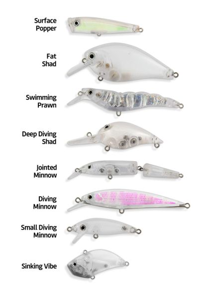Tackle World DIY Lure Kit Paint Your Own