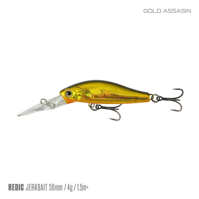 Samaki Redic MF50 Jerkbait Mid Diving Hardbody Lure