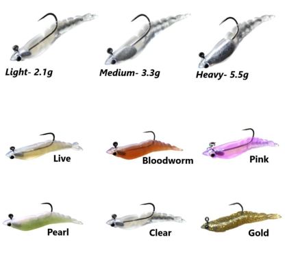 MMD Soft Prawns 70mm Medium 5.4g Rigged Soft Plastics Fishing Lure-Otto's  Tackle World
