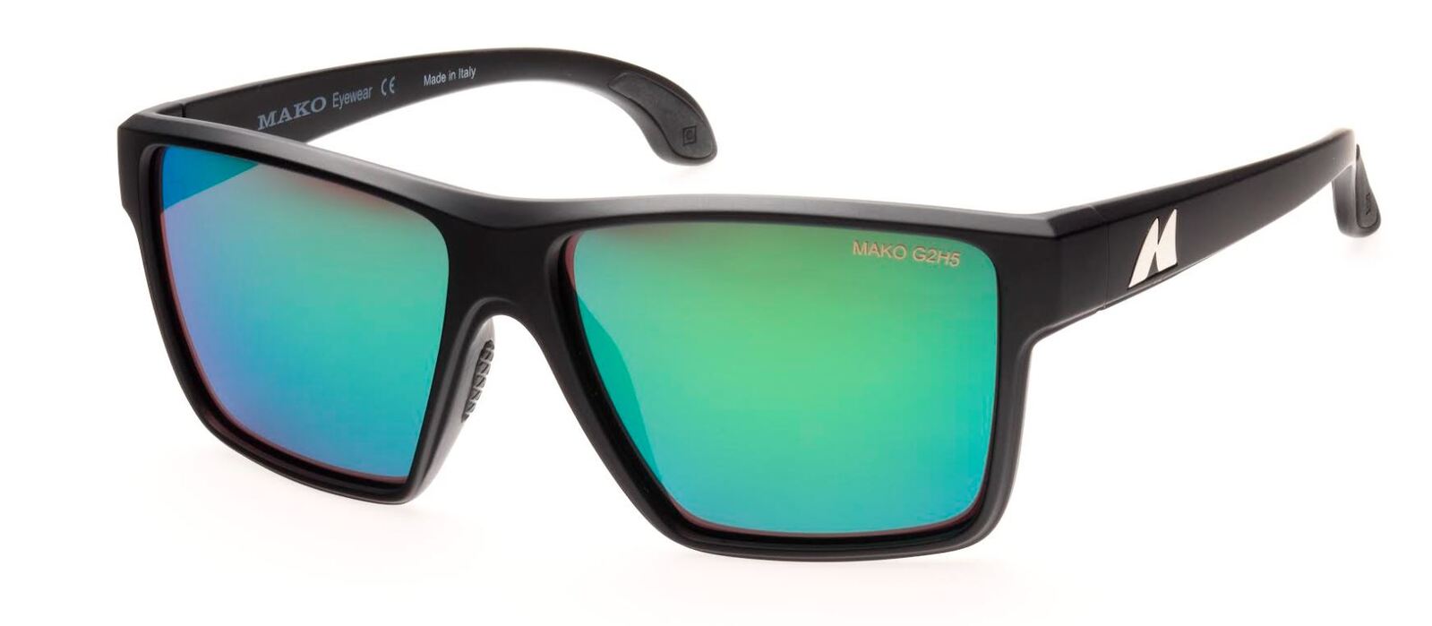 Mako 9611 M01-G2H5 Cast Matt Blk Glass HD Rose Green Mirror