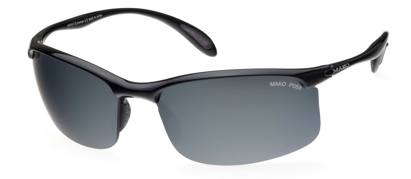 Mako Diver Sunglasses 9525 M02-P0S8 Silver Mirror Polycarbonate Lenses